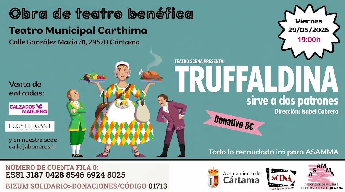 Truffaldina sirve a dos patrones